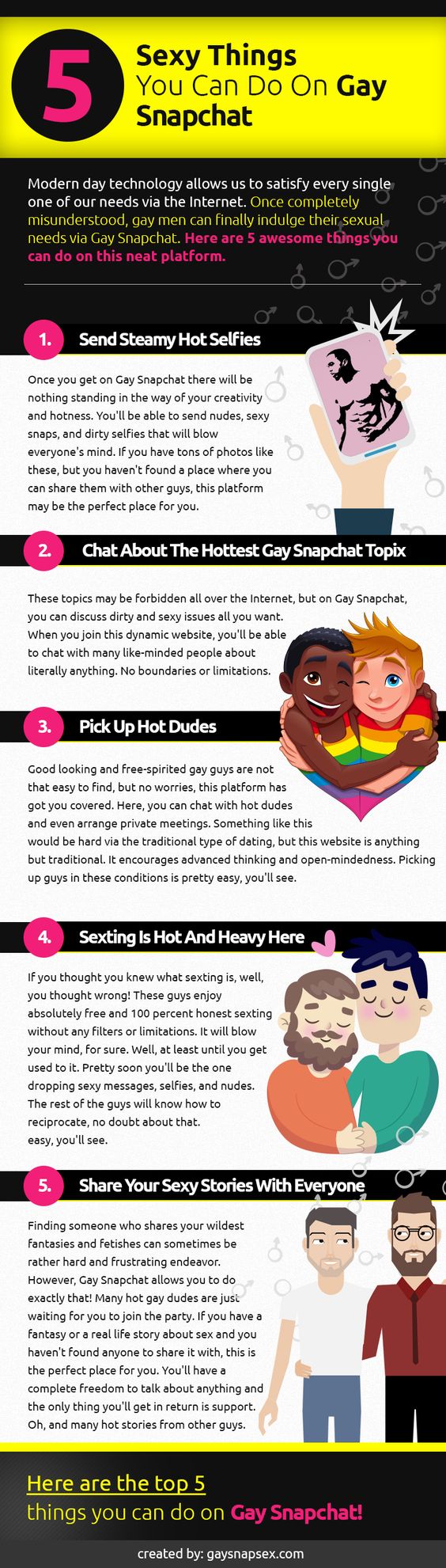 X Sexy Things You Can Do On Gay Snapchat