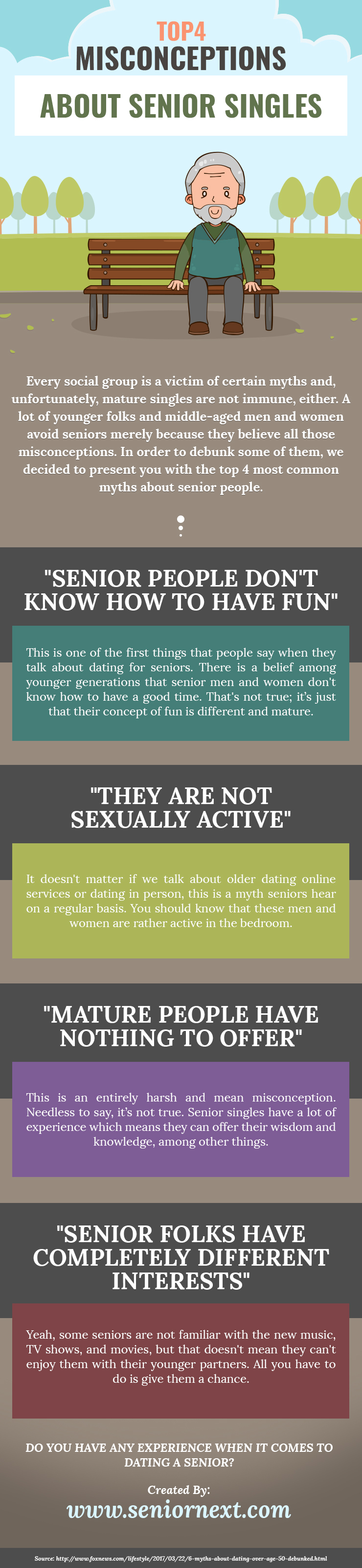 Top 4 Misconceptions About Senior Singles