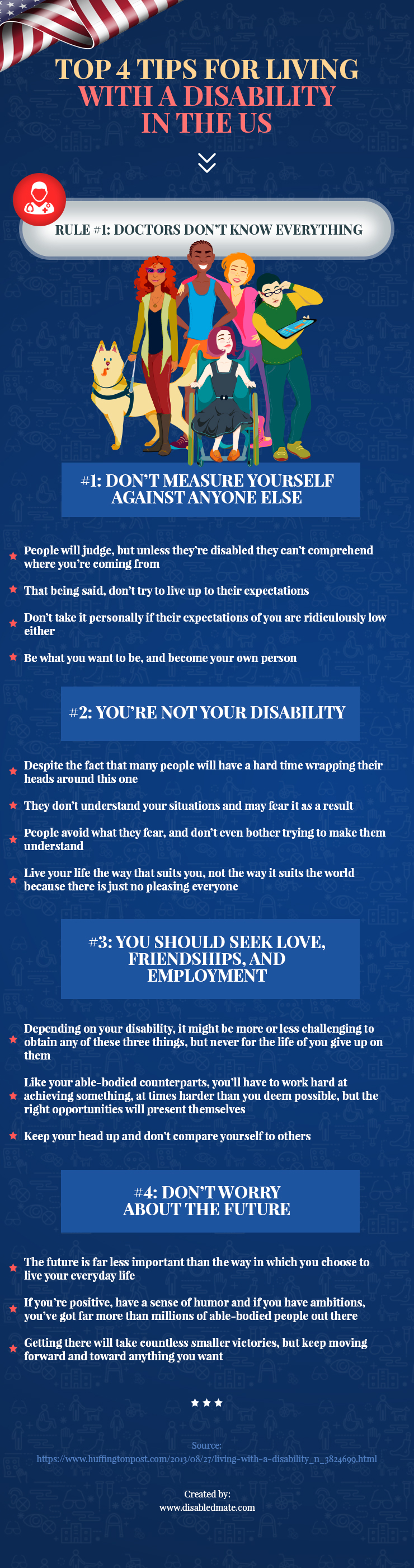 Top 4 Tips for Living with a Disability in the US
