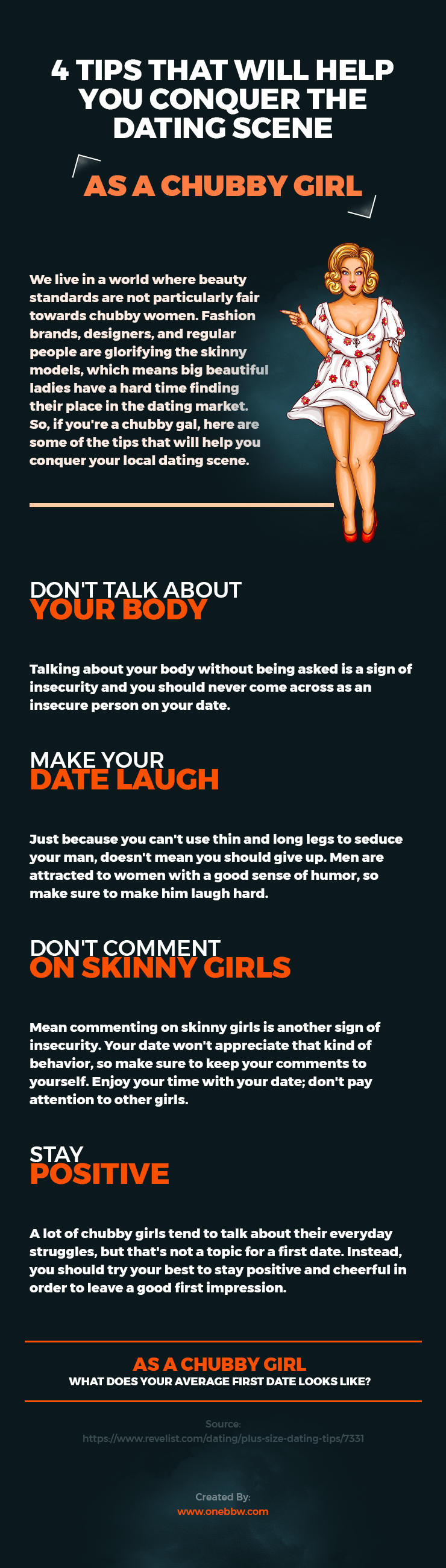 4 Tips That Will Help You Conquer The Dating Scene As A Chubby Girl