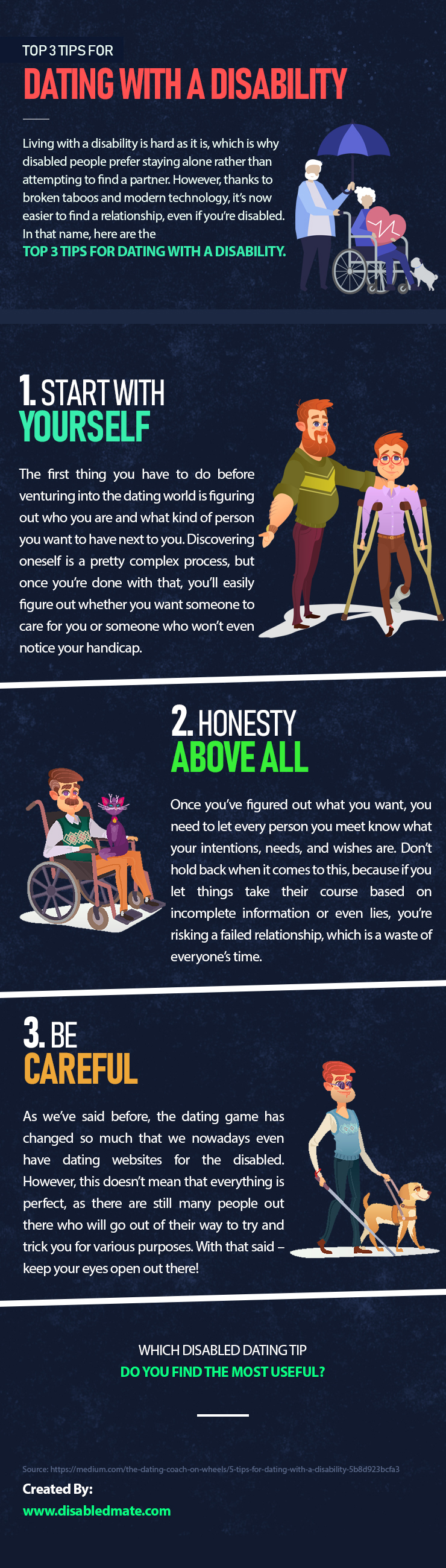 Top 3 Tips for Dating with a Disability