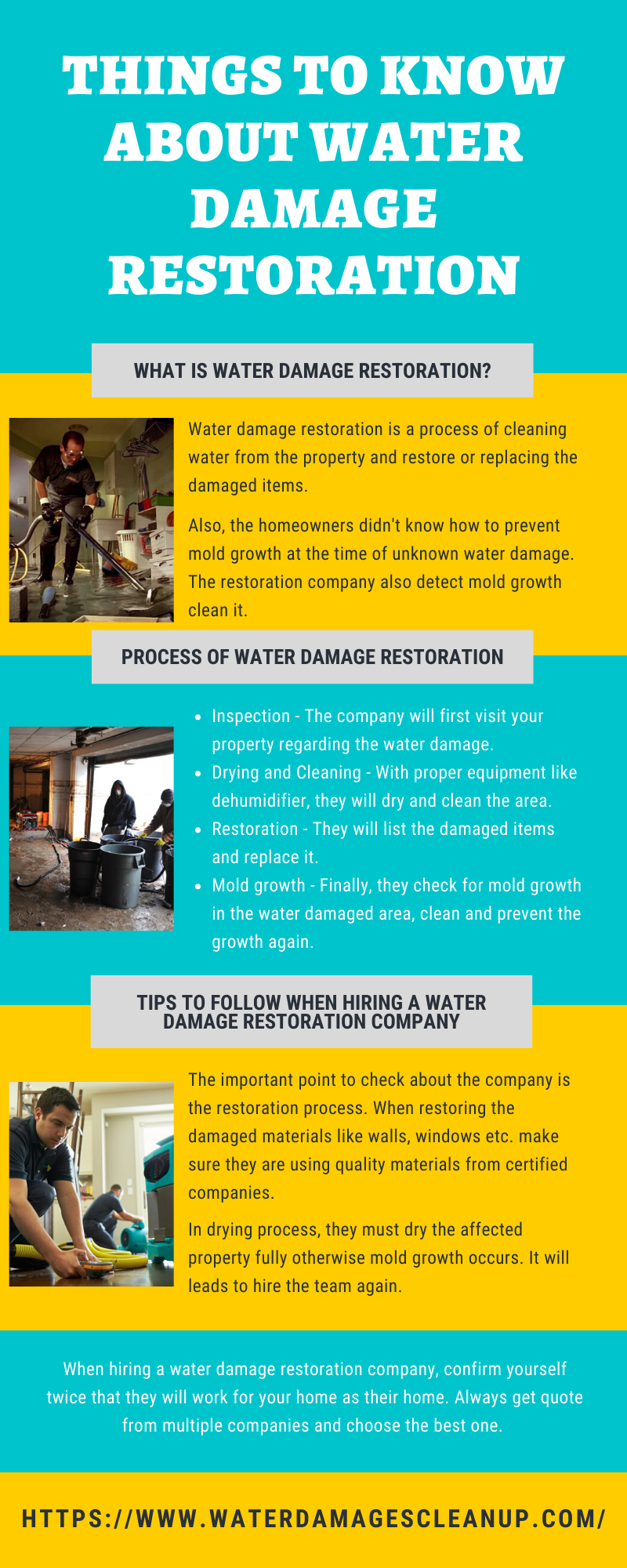 Things to Know About Water Damage Restoration