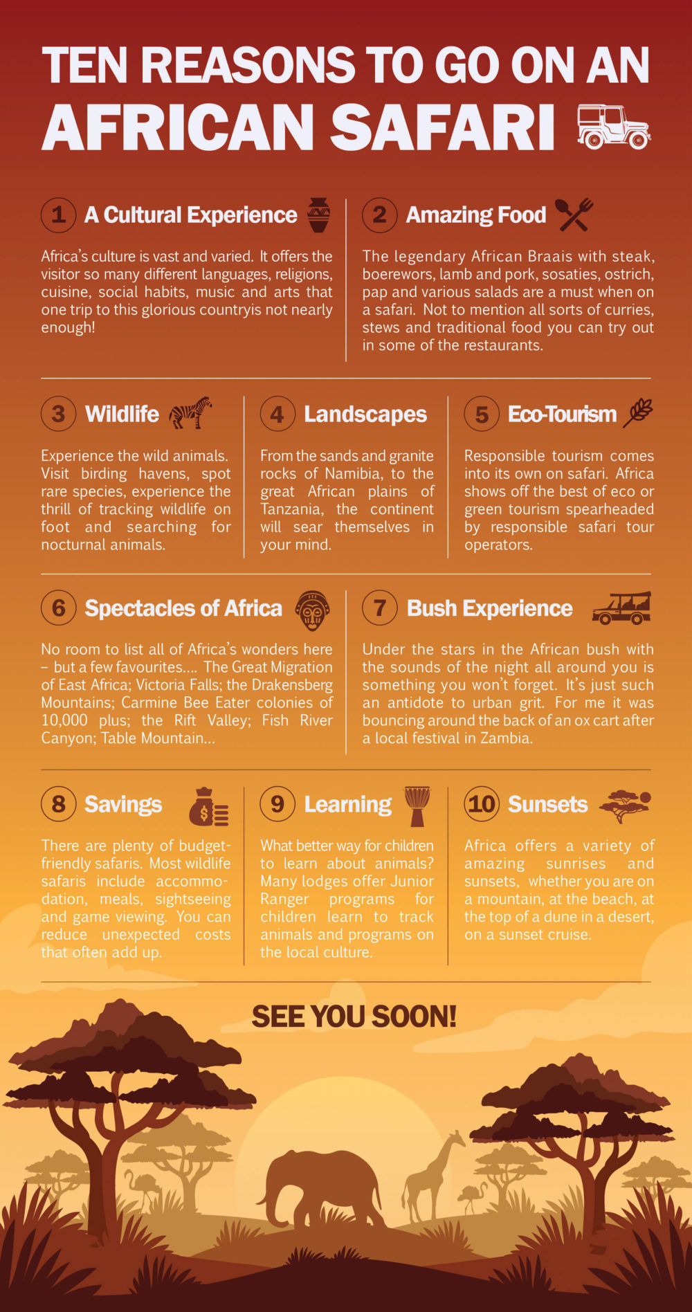 Ten Reasons to Go on an African Safari