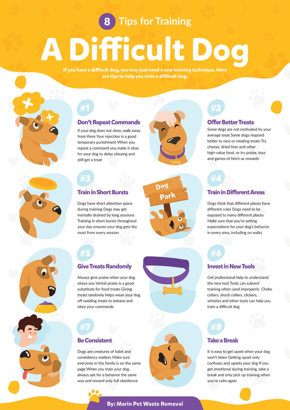 8 Tips for Training a Difficult Dog