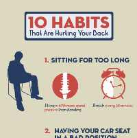 10 Habits That Are Hurting Your Back (Infographic)