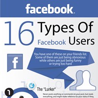 16 Types of Facebook Users (Infographic)