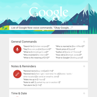 Learn Over 60 Google Now Commands with This Infographic