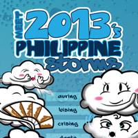 Meet 2013’s Philippine Storms (Infographic)
