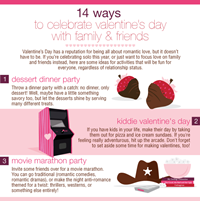 14 Ways to Celebrate Valentine’s Day with Friends and Family (Infographic)