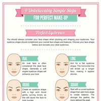 9 Unbelievably Simple Steps For Perfect Make-Up (Infographic)