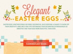 Elegant Easter Egg Designs (Infographic)