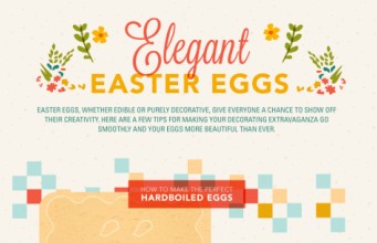 Elegant Easter Egg Designs (Infographic)