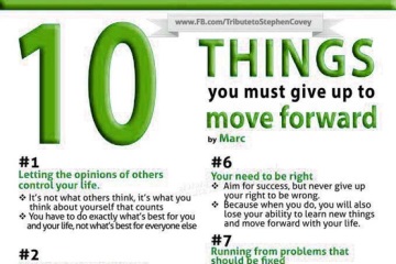 10 Things You Must Give Up to Move Forward