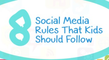 8 Social Media Rules Kids Should Follow (Infographic)