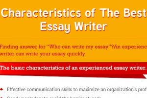 Unique Characteristics of an Essay Writer