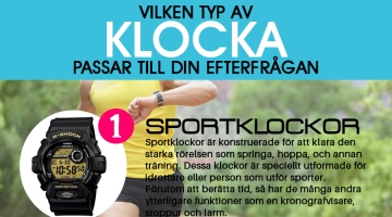 Vilken typ av klocka passar till din efterfrågan