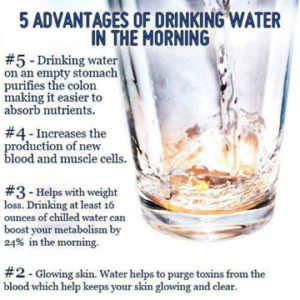 5 Advantages of Drinking Water In The Morning