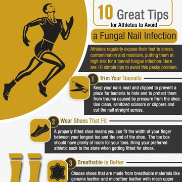 10 Things Athletes Need to Know to Avoid a Toenail Fungal Infection