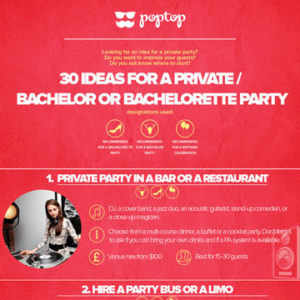30 Ideas for a Private Party