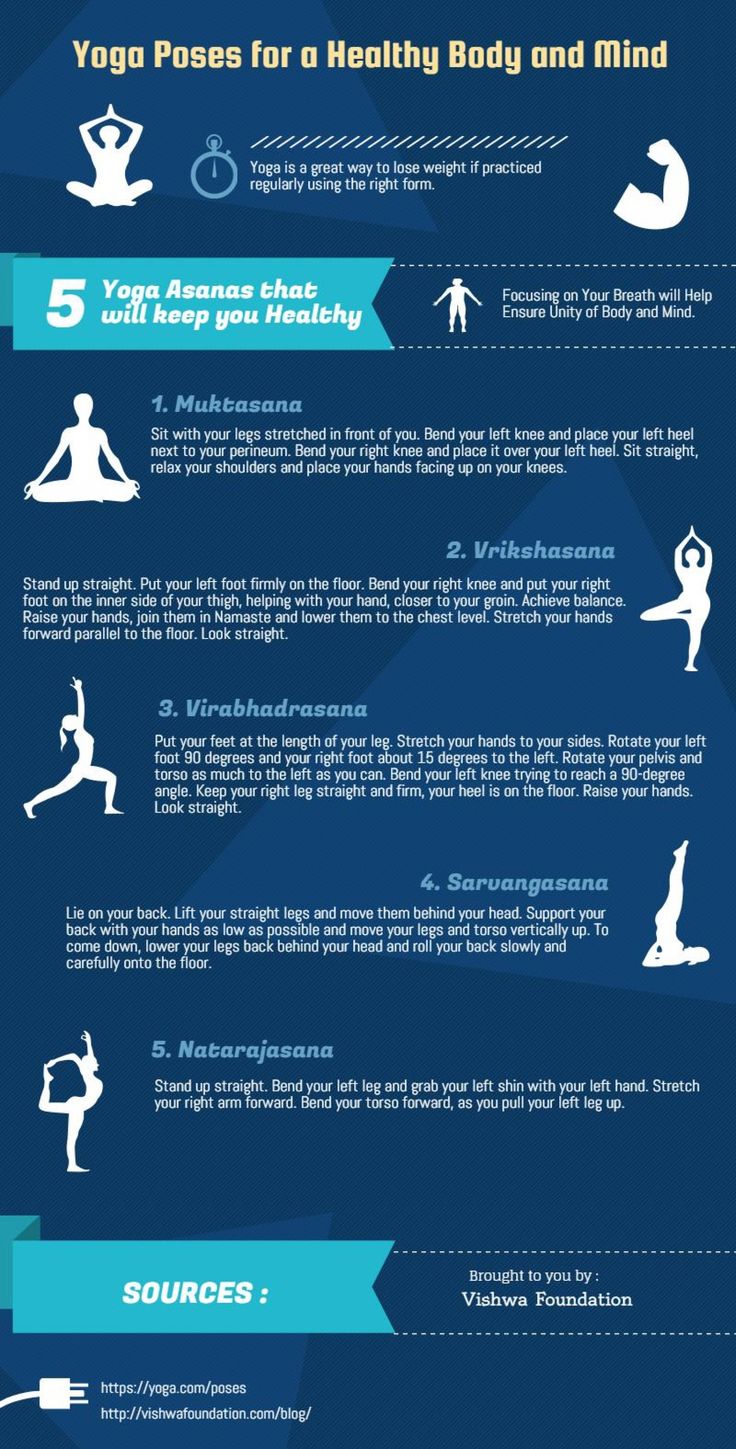 5 Yoga Poses for a Healthy Body and Mind