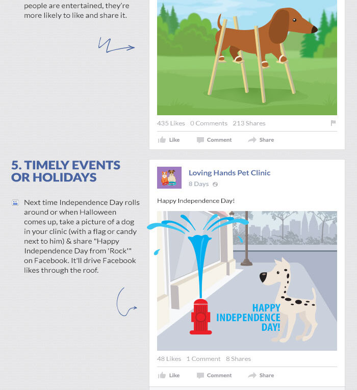 Cheat Sheet for Veterinary Facebook Posts [infographic]