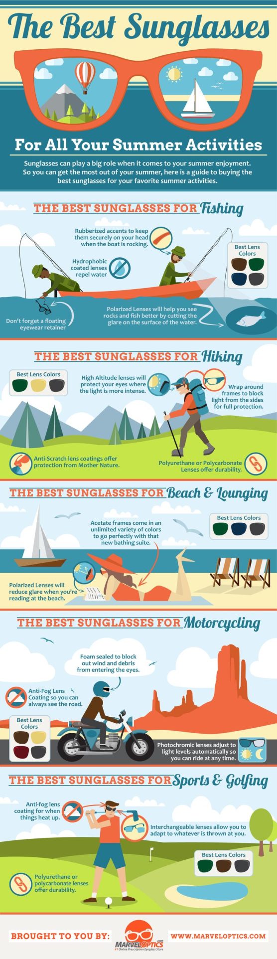 The Best Sunglasses For Summer Activities
