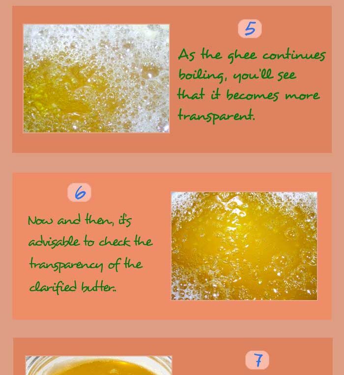 Infographic On How To Make Ghee At Home