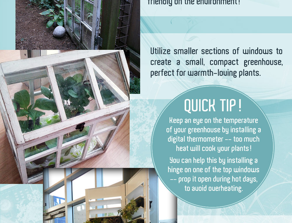 Upcycling Old Windows & Doors: Winter Urban Gardening Projects