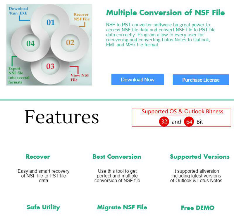 NSF to PST Converter to Convert Lotus Notes Files to PST