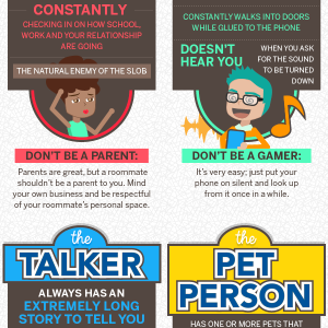 The Worst Types of Roommates