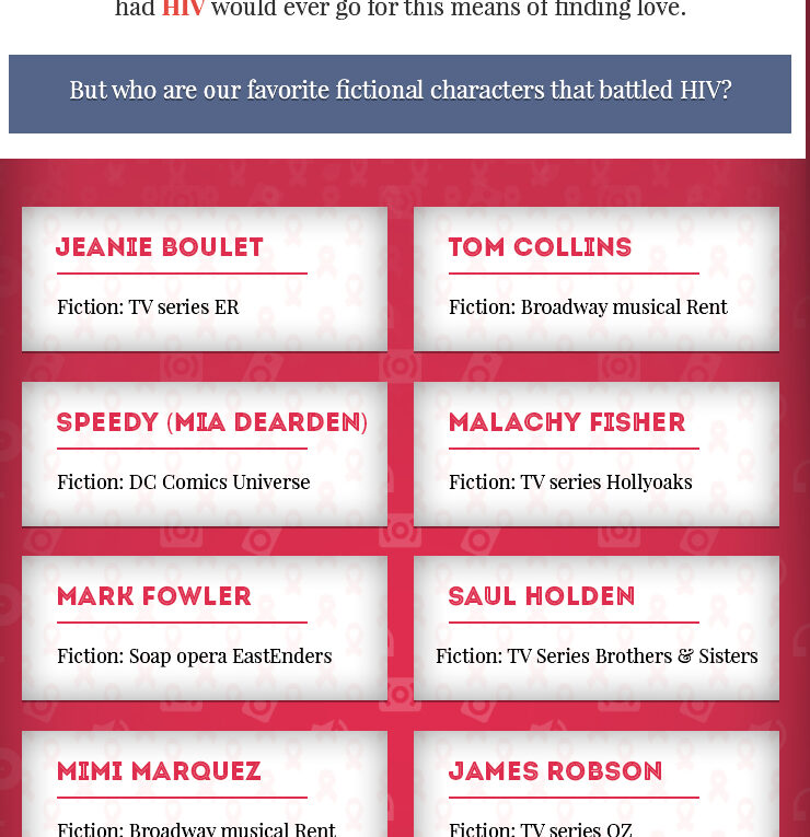 Fictional Characters With HIV We Adore