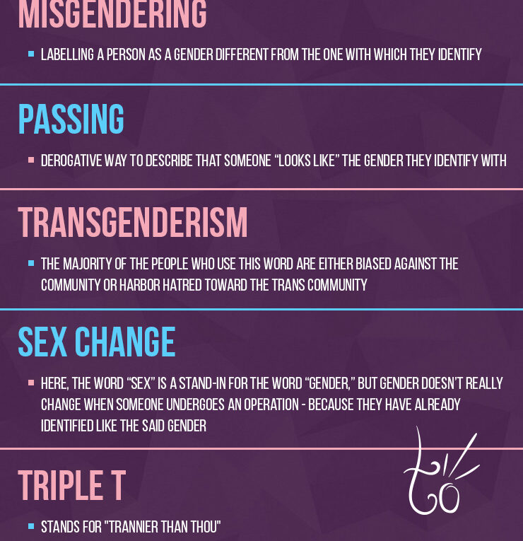 Most Horrible Trans Words You Should Never Use
