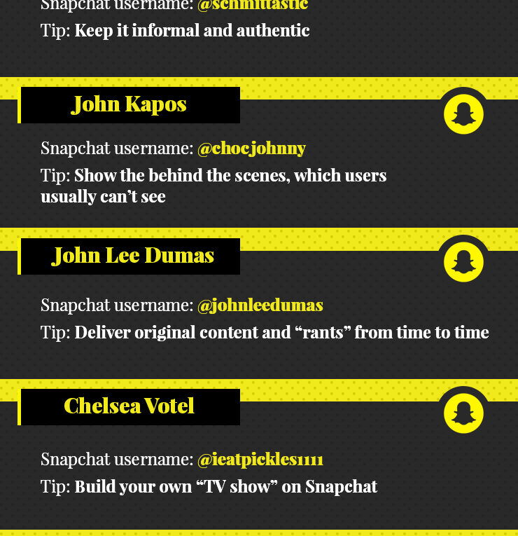 Snapchat Influencers Who Know What They’re Doing