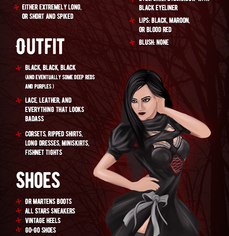 How to Rock the Old School Goth Look