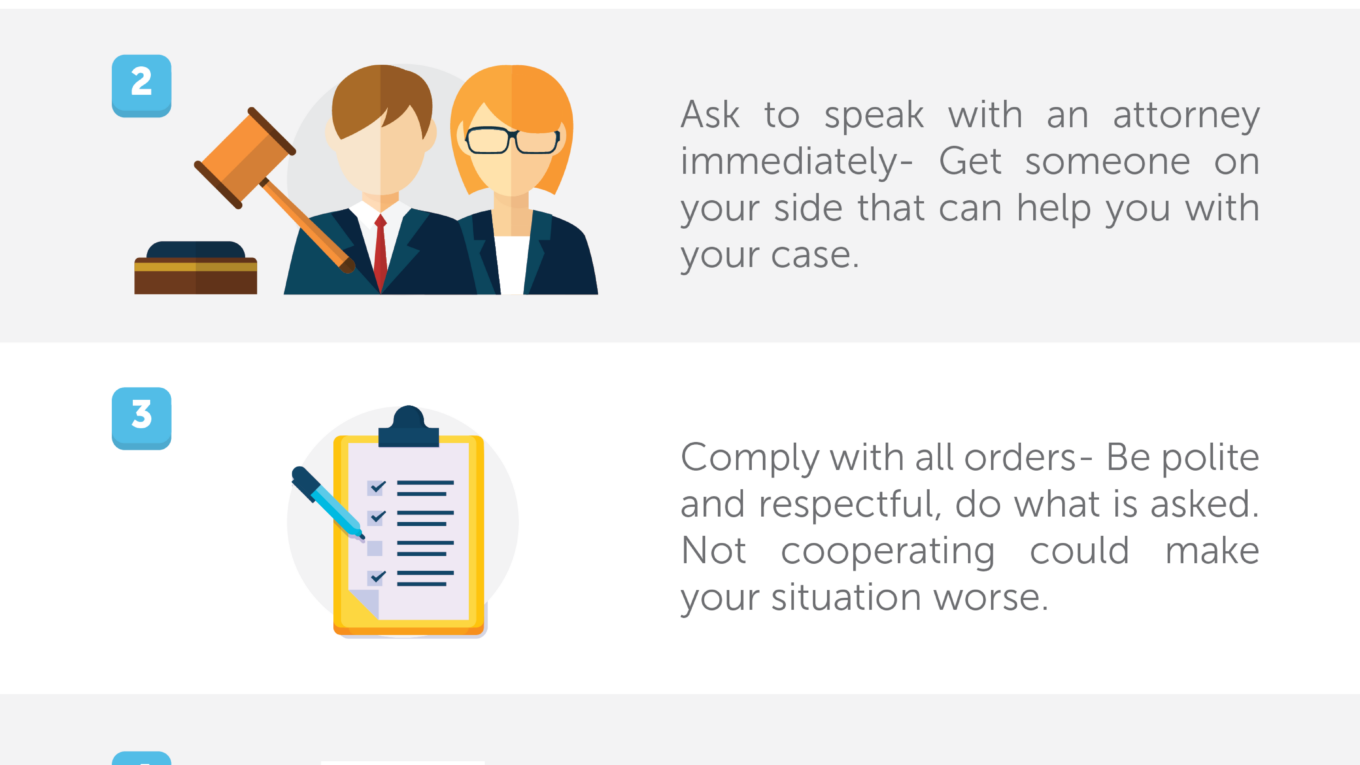 Top 5 Steps to Take When Arrested