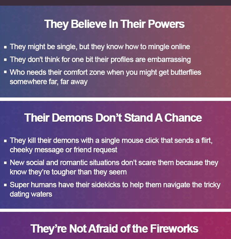 Super Humans Meet People Online