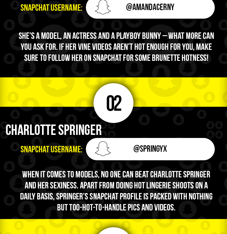 Top 3 Hottest Chicks on Snapchat