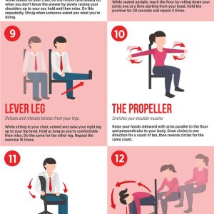 20 Desk Exercises to Stay Fit & Healthy