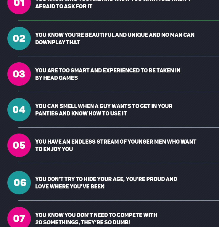 Here’s Why You Should Love Your Cougar Self