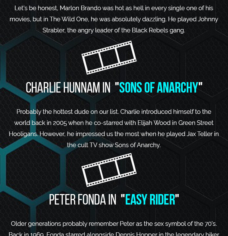 5 Hottest Actors Who Played Bikers On Screen