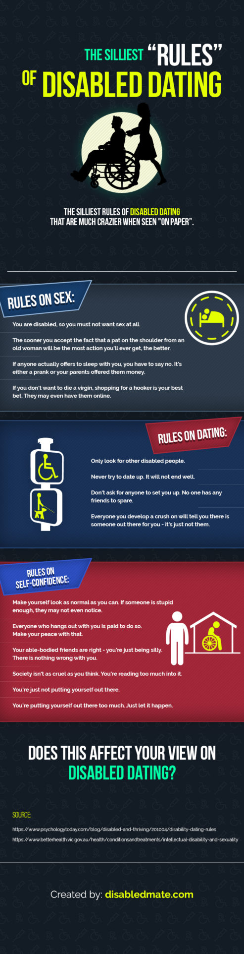 The Silliest Rules of Disabled Dating