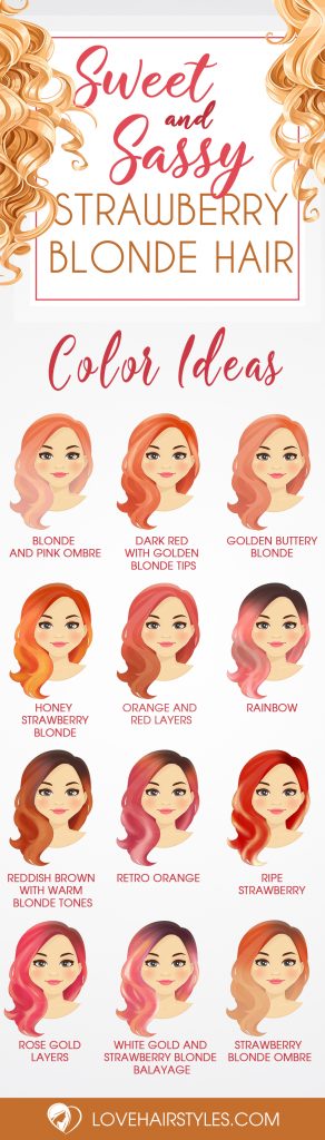 21 Sweet And Sassy Shades Of Strawberry Blonde Hair
