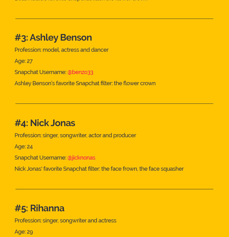 Top 6 Celebrity Snapchat Accounts You Aren’t Following But Should!