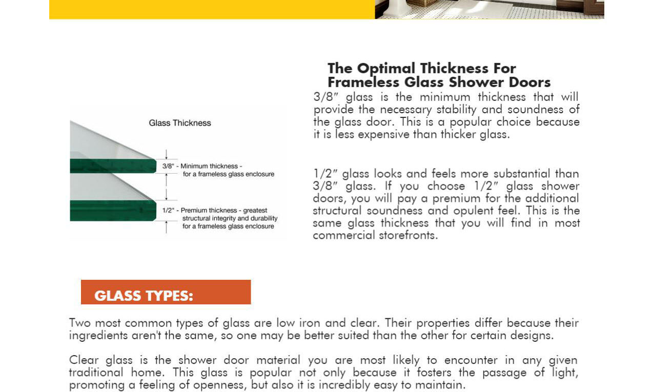 How To Buy Custom Frameless Glass Shower Doors – Buying Guide