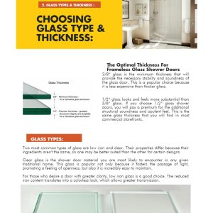 How To Buy Custom Frameless Glass Shower Doors – Buying Guide