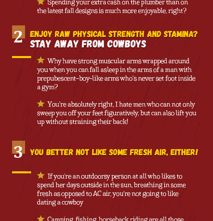Top 5 Reasons Why Cowboy Dating Might NOT Be For You