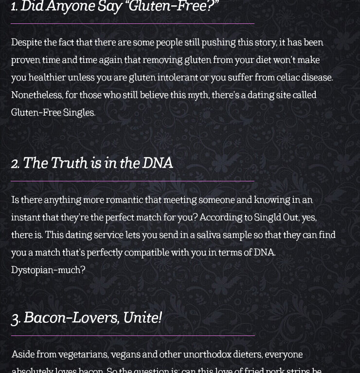 The 3 Dating Sites you Won’t Believe Exist