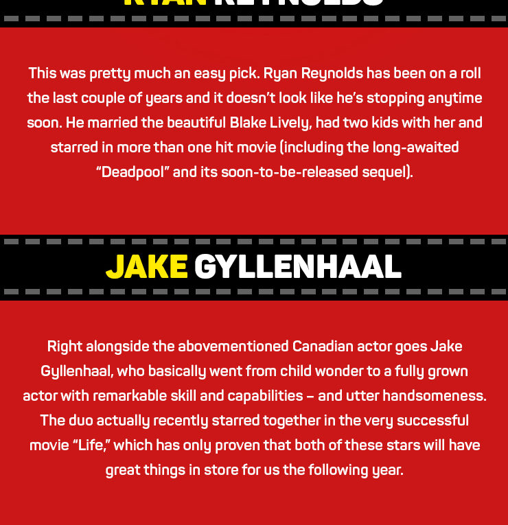 Celebrities to Watch Out for in 2018