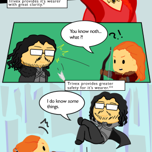 Trivex Eyeglass Lenses: The Benefits Through the Eyes of Jon Snow