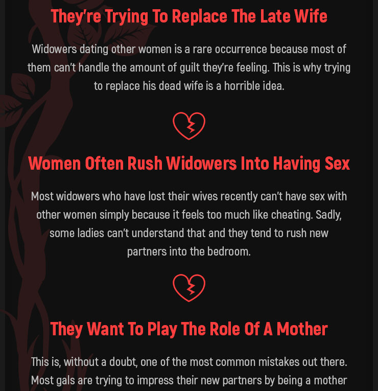 4 Most Common Mistakes Women Make When Dating A Widower